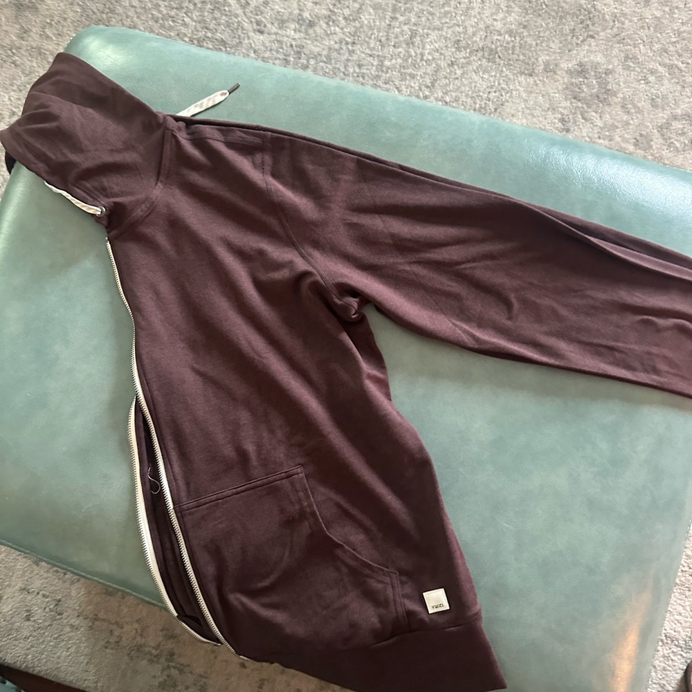 Vuori Maroon zipper Hoodie